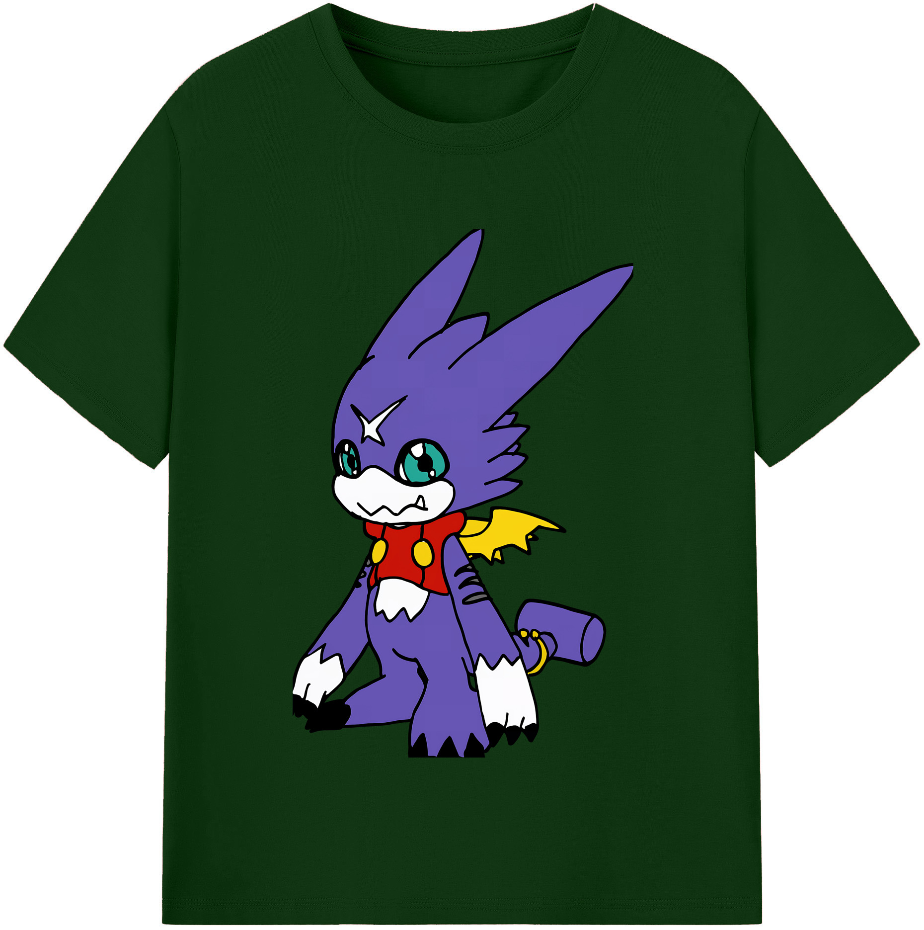 （画像用） Digimon デジタルモンスター/デジモン 綿100％半袖Tシャツ（フロントプリント）